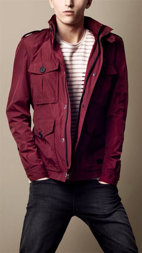 burberry london red jacket 2016|burberry brit jacket men's.